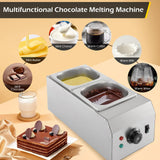 Load image into Gallery viewer, BEAMNOVA 30~85°C Chocolate Tempering Machine Candy Melt Melting Chocolate Chips Double Boiler Commercial Food Warmer for Milk Coffee Cheese Soup