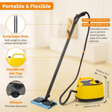 Load image into Gallery viewer, BEAMNOVA 1500W High Pressure Electric Household Steamer Inside Water Container with Roller,Multipurpose Cleaning for Floor Carpet Car Detailing Windows Home