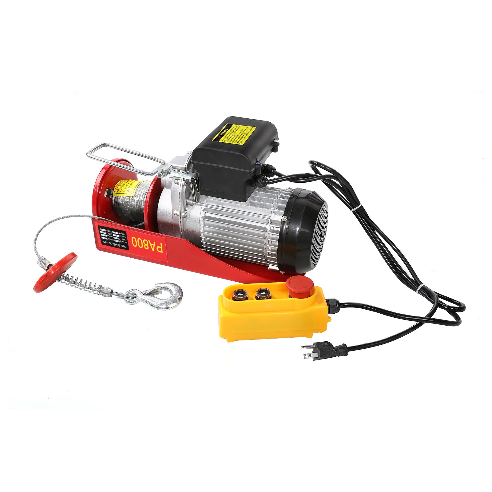 BEAMNOVA Electric Hoist, 1760lbs Garage Hoist, 110-volt Electric Hoist Winch 40ft Single Cable Lifting Height & Pure Copper Motor, for Garage Warehouse Factory