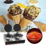 Load image into Gallery viewer, BEAMNOVA Commercial Waffle Cone Maker, Ice Cream Cone Iron
