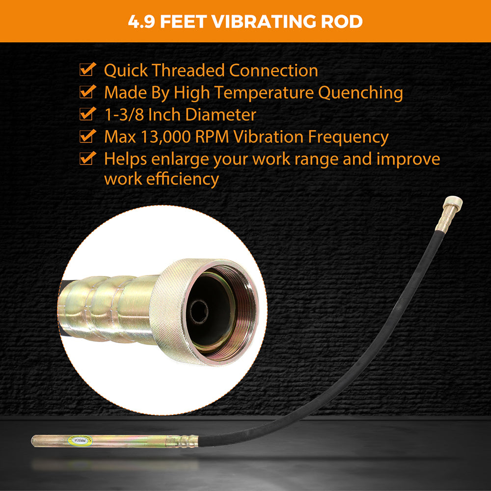 Pencil Vibrator for concrete Hand held concrete vibrator for Sale