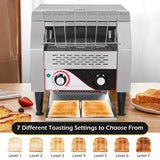 Load image into Gallery viewer, BEAMNOVA Commercial Conveyer Toaster 300pcs/h 2200W Bread Toaster Machine Bagel Maker Electric Countertop Kitchen Equipment for Restaurant, Snack Bar, Bakery