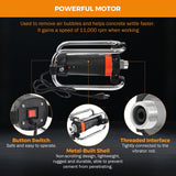 Load image into Gallery viewer, BEAMNOVA Electric Concrete Vibrator 1500W Strong Hand Vibrator 11000rpm 2HP with Shaft 14-3/4 Feet Handheld Power Pencil Vibrator for Foundation Construction