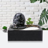 Load image into Gallery viewer, BEAMNOVA Water Fountains Indoor Waterfall Fountain Small Tabletop Water Fountain with Zen Garden Buddha Fountain Indoor for Home Decor House Warming Gifts