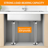 Load image into Gallery viewer, BEAMNOVA Undermount Sink Brackets,Set of 2 Adjustable Stainless Steel Sink Support Brackets, Never Fall Sink Repair System for Kitchen and Bathroom, Undermount Sink Mounting Brackets(16 to 29.5 inch)
