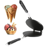 Load image into Gallery viewer, BEAMNOVA Waffle Cone Maker Ice Cream Cone Iron Machine Egg Roll Mold for House Commercial Homemade DIY Ice Cream Desserts Cone Baking Pan
