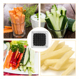 Load image into Gallery viewer, BEAMNOVA Commercial Vegetable Dicer Blade Set Chopper Pusher Block Stainless Steel Blade for Chopper Dicer Vegetable Fruit Dicer Replace Blade