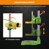 Load image into Gallery viewer, BEAMNOVA Floor Drill Press Stand for Hand Drill Benchtop Industrial Kit Tool Holder 90 Degree Clamp Workbench Repair Tool