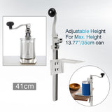 Load image into Gallery viewer, BEAMNOVA Commercial Can Opener 16&#39;&#39;/41cm Tabletop Manual Can Opener Up to 11&#39;&#39; Tall, Adjustable Metal Can Opener for Restaurant, Hotel, Bar, Home