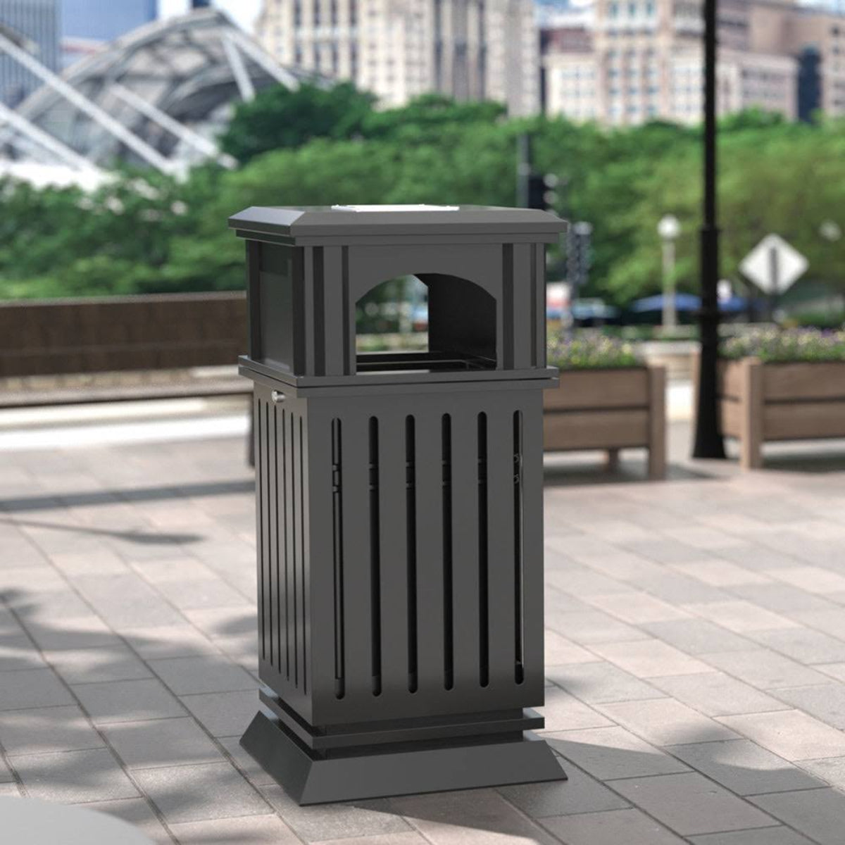 Beamnova Outdoor trash can, garbage cans with locking lid