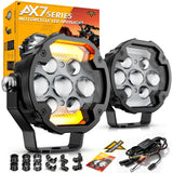 Load image into Gallery viewer, 4.2 Inch Motorcycle Driving Lights Fog Light, AX7 Series Auxiliary Light  2PCS/Set