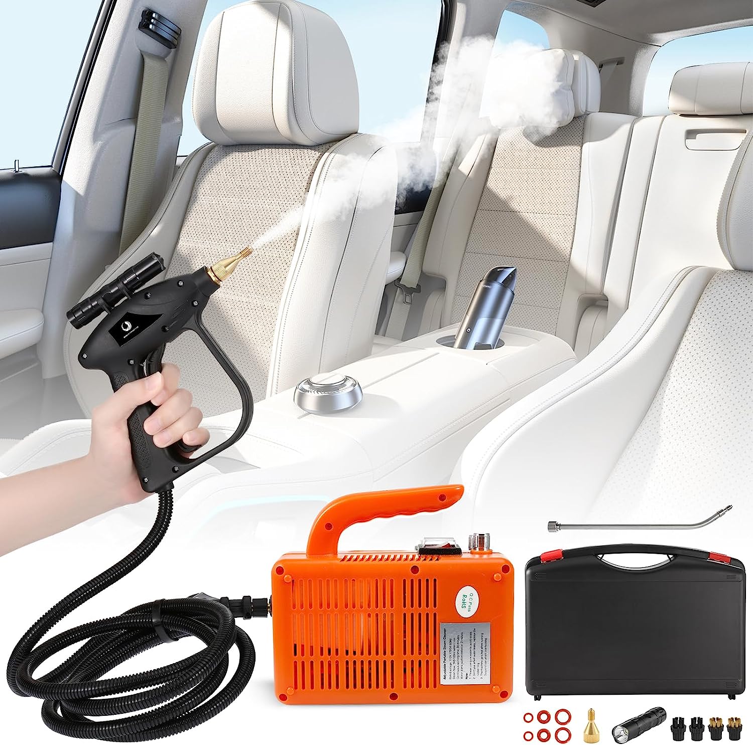 Auto Detailing Handheld Steam Cleaner