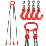 Load image into Gallery viewer, BEAMNOVA Upgrade Lifting Chains with Hooks, 6 ton Weight Capacity, 5/16&#39;&#39; x 5&#39; Lifting Chain with Grab Hooks &amp; Adjustable Length, for Dock Factory Construction Site
