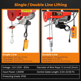 Load image into Gallery viewer, BEAMNOVA 1500lbs Electric Hoist, 110 volt Winch Upgraded Hanging Bracket Hook