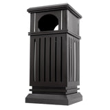 Load image into Gallery viewer, Large Patio Trash Can, Streetscape Outdoor Trash Can with Locking Lid