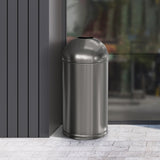 Load image into Gallery viewer, 30 Gallon Stainless Steel Kitchen Trash Can, Open Top Garbage Cans