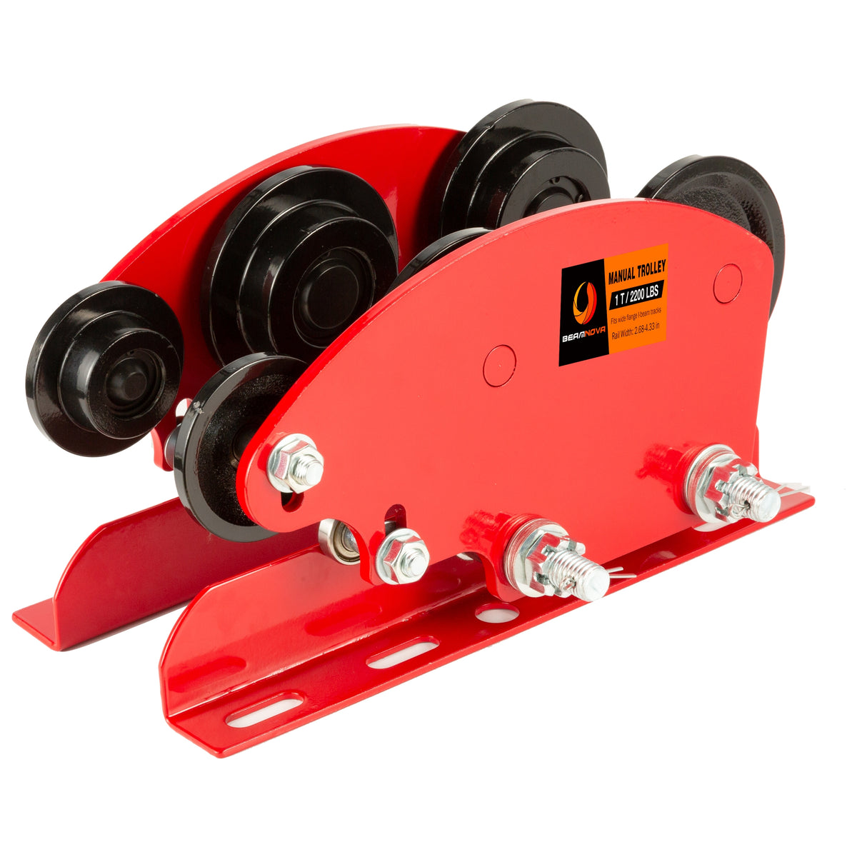 i beam trolley for 1 ton electric hoist gantry crane trolley