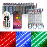 Load image into Gallery viewer, 100FT 200PCS RGB LED Commercial Storefront Christmas Window Lights Module  Bluetooth APP Control for Home Store Advertising Decor