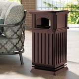 Load image into Gallery viewer, Large Patio Trash Can, Outdoor Trash Can with Locking Lid