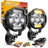 Load image into Gallery viewer, 4.2 Inch Motorcycle Driving Lights Fog Light, AX7 Series Auxiliary Light  2PCS/Set