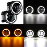 Load image into Gallery viewer, For Jeep JK 07-18 Tail Light 7&quot; Led Headlight Fog lamp Turn Signal Combo Kit 8pc