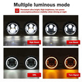 Load image into Gallery viewer, For Jeep JK 07-18 Tail Light 7&quot; Led Headlight Fog lamp Turn Signal Combo Kit 8pc