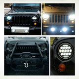 Load image into Gallery viewer, 7&quot; LED Headlight+Fog Light+Turn Signal+Tail Lamp Kit For Jeep Wrangler JK 07-18  144.99