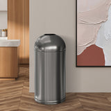 Load image into Gallery viewer, 30 Gallon Stainless Steel Kitchen Trash Can, Open Top Garbage Cans