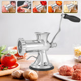 Load image into Gallery viewer, Manual Meat Grinder Stainless Steel Hand Meat Grinder Commercial Sausage Stuffer Maker Meat Chopper for Ground Pork Beef Garlic Chili