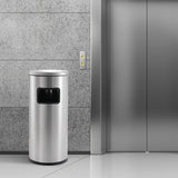Load image into Gallery viewer, Stainless Steel Trash Can, Commercial Garbage Can for School, Hotel ,Hospital, Elevator Entrance, Supermarket