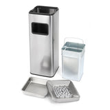 Load image into Gallery viewer, Stainless Steel Trash Can, Commercial Garbage Can for School, Hotel ,Hospital, Elevator Entrance, Supermarket