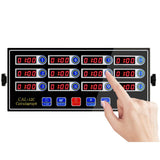 Load image into Gallery viewer, CAL-12C Portable Calculagraph 12-Channel Digital Kitchen Timer Commercial Cooking Timing LCD Display Clock Shaking Reminder