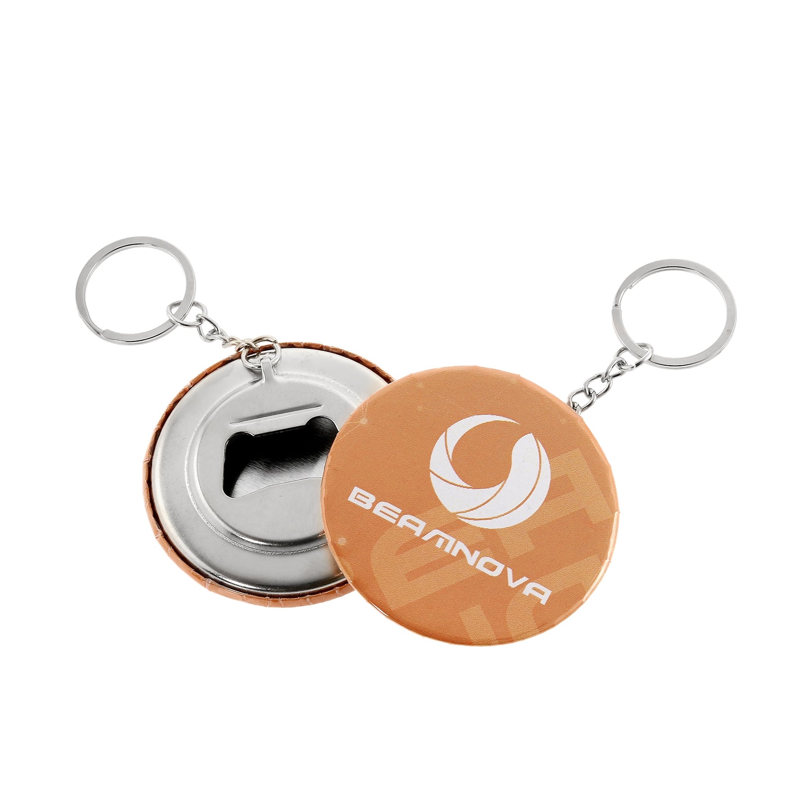 100 Set of Keychain Bottle Opener Metal Button Supplies Button