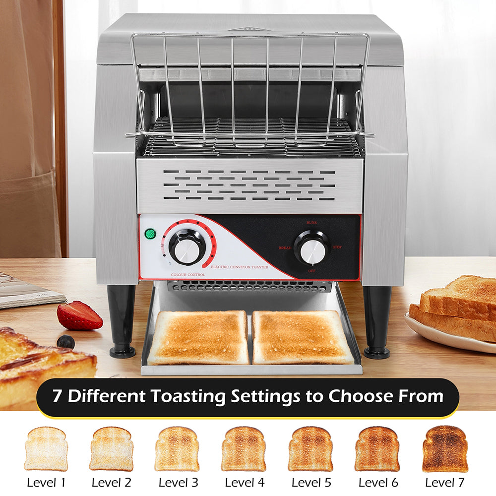 Commercial Conveyer Toaster 300pcs/h 2200W Bread Toaster Machine Bagel