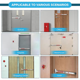 Load image into Gallery viewer, Push Bar Panic Exit Device with Alarm &amp; Exterior Lever, 70cm/27.5” Long Alarmed Emergency Exit Door Push Bar Lock, Fireproof Commercial Panic Door Hardware for Doors 27.5”-41” Wide