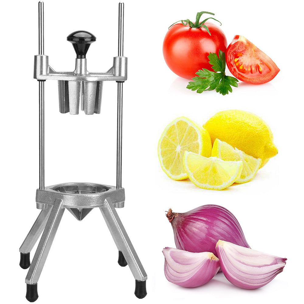 WICHEMI Commercial Lemon Cutter Easy Wedger Stainless Steel Fruit Lime Slicer Vegetable Chopper Dicer 8 Wedger for Lemons Limes Tomatoes Potatoes