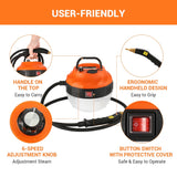 Load image into Gallery viewer, 2500W Handheld Steamer for Cleaning Portable Steam Cleaner for Tile Grout Windows Bathroom,Kitchen,Car Detailing
