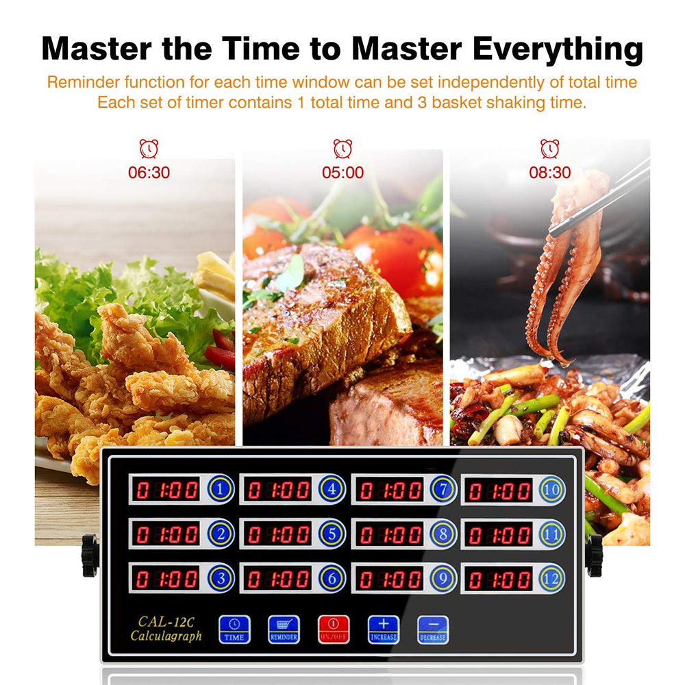 Timer for cooking food, Restaurant kitchen timers