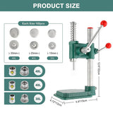 Load image into Gallery viewer, Fabric Button Maker Kit Punch Press Cloth Button Cover Making Machine DIY Tools 3 Sizes Die Set 18,25,30mm &amp; 300 Button Supplies