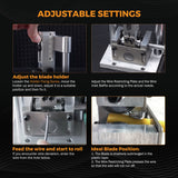 Load image into Gallery viewer, Mini Manual Wire Stripping Machine 1mm-15mm Copper Wire Peeler Machine Scrap Cable Stripper Hand Crank Drill Powered Wire for Scrap Copper Stripping