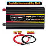Load image into Gallery viewer, 10000W Pure Sine Wave Power Inverter Voltage Transformer Intelligent Digital Display Car Home Outdoor DC12V to AC 110V Converter