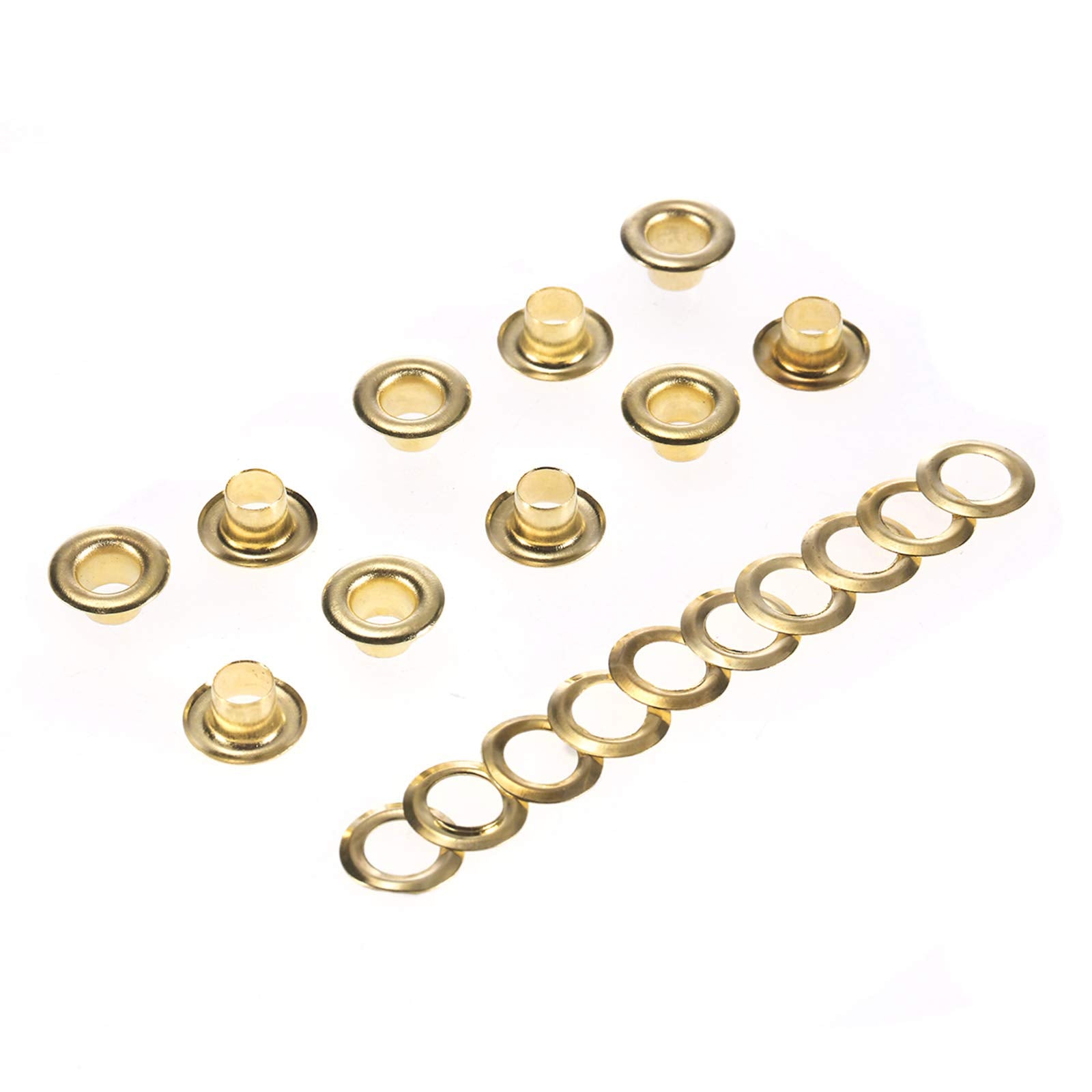 Grommet Kit Metal Eyelets 1/4 Inch 1000 Sets 6mm (Inner Diameter) for