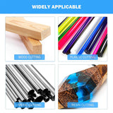 Load image into Gallery viewer, Mini Miter Saw Electric Power Table Saw Benchtop Cut-Off Chop Saw Max 45° Cutting for Crafts Miniatures Metal Wood Plastic Compound Cutter