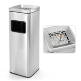 Load image into Gallery viewer, Stainless Steel Trash Can, Commercial Garbage Can for School, Hotel ,Hospital, Elevator Entrance, Supermarket