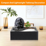 Load image into Gallery viewer, BEAMNOVA Water Fountains Indoor Waterfall Fountain Small Tabletop Water Fountain with Zen Garden Buddha Fountain Indoor for Home Decor House Warming Gifts