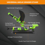 Load image into Gallery viewer, Angle Grinder Stand Universal Fixed Grinder Holder Sliding Handle Bracket Adjustable 45 Degree Clamp with Protective Cover