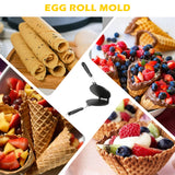Load image into Gallery viewer, Waffle Cone Maker Ice Cream Cone Iron Machine Egg Roll Mold for House Commercial Homemade DIY Ice Cream Desserts Cone Baking Pan