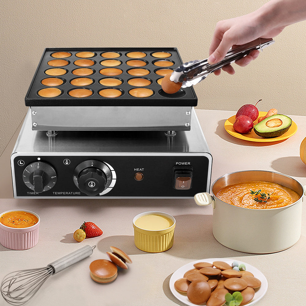 Ce Approved 110v/220v Commercial 25 Hole Dorayaki Pancake Maker Mini Pancake  Machine Cast Iron Poffertjes Pan With 25 Dimples - Waffle, Doughnut & Cake  Makers - AliExpress