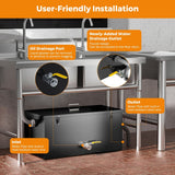 Load image into Gallery viewer, 25lbs Grease Trap for Restaurant, Commercial Kitchen Sink
