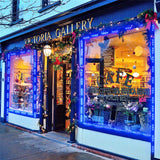 Load image into Gallery viewer, 20FT 40PCS LED Christmas Window Lights Module White Decorative Light for Home Store Halloween Outdoor Light